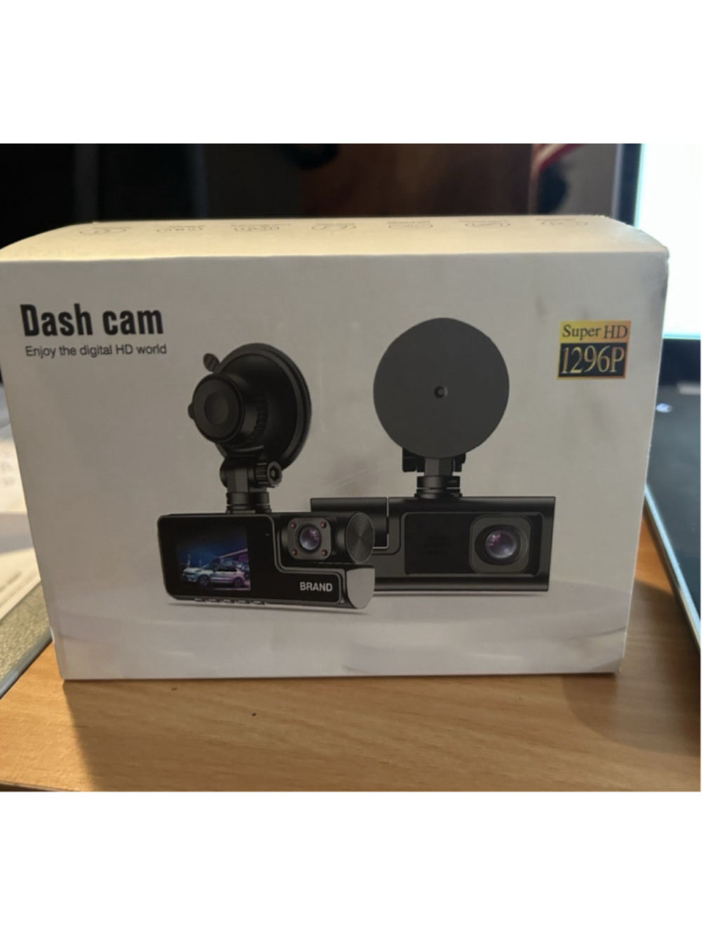 Dash cam Super HD 1296P Vehicle Black Box DVR 2" Display 170 degree Wide Angle